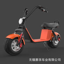 巴西电动车新品复古哈雷电动车摩托跑车哈雷车60v大功率电动滑板