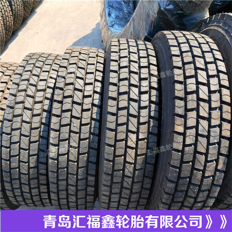 现货供应全钢丝载重卡货车物流车轮胎 9.5R17.5中花驱动轮轮胎