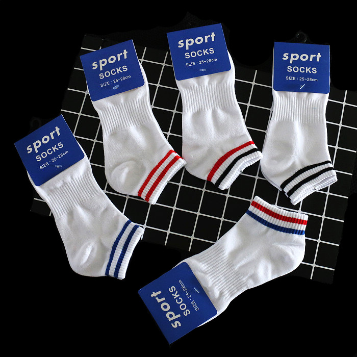 Male personality stripes socks