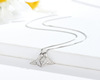 Fashionable small design necklace, silver 925 sample, simple and elegant design