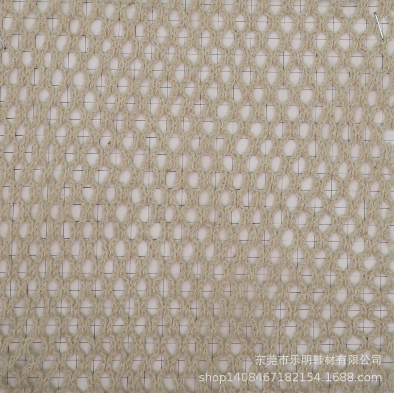 MB0101现货10支大菱形棉针织网布适用服装箱包网袋棉网布