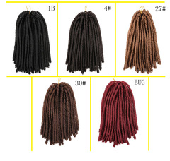 Cross-border hot item dirty dreadlocks Soft Dread Locs synthetic hair African braided hair empty heart braid