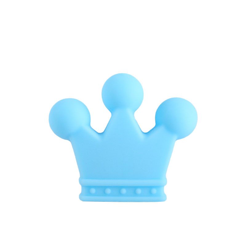 Suministros para bebés DIY calmante corona de silicona cuentas sueltas bebé pulsera molar Cadena de pezón cadena anti-caída Accesorios