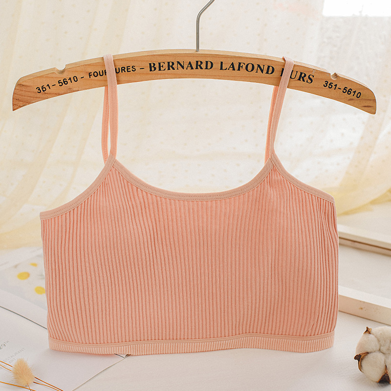 Fábrica al por mayor chaleco femenino adolescente chica desarrollo sujetador estudiante de secundaria estudiante ropa interior femenina estudiante de secundaria
