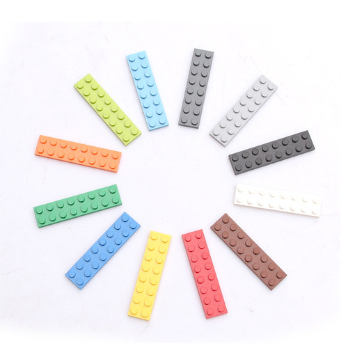 Compatible with LEGO 3034 small particle building blocks basic parts assembly accessories bulk parts weighing short bricks thin bricks 2*8