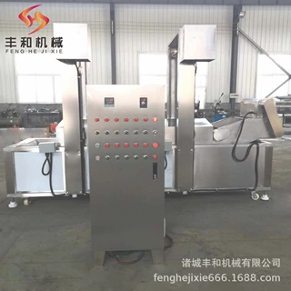 全自动肉圆生产加工油炸流水线 麻花油炸流水线 薄脆油炸流水线
