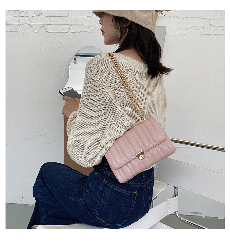 neue trendige koreanische wilde OneShoulder Messenger Modekette kleine Taschepicture16