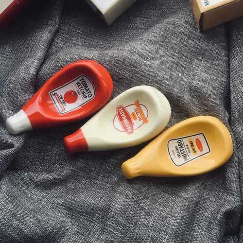 Export daily single restaurant chili sauce ketchup salad sauce plate soy sauce plate hotel ceramic plate household plate