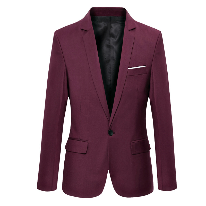 Traje traje de los hombres profesional formal capa superior estilo coreano slim fit novio vestido boda casual pequeño traje los hombres