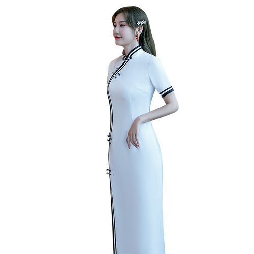 Chinese Dress Qipao for women national cheongsam long cheongsam dress show dress