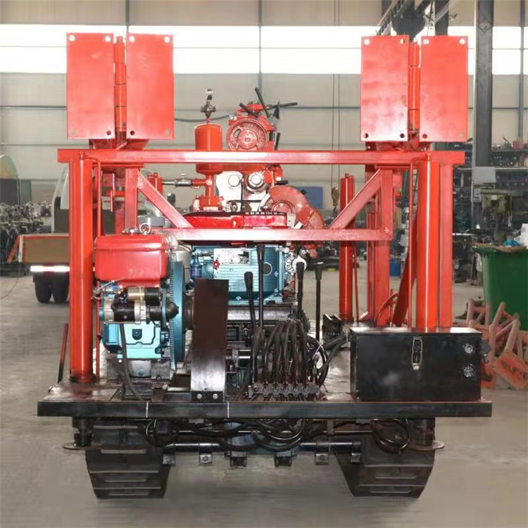 厂家供应履带式全自动水井钻机 底盘履带式钻机 液压支架水井钻机