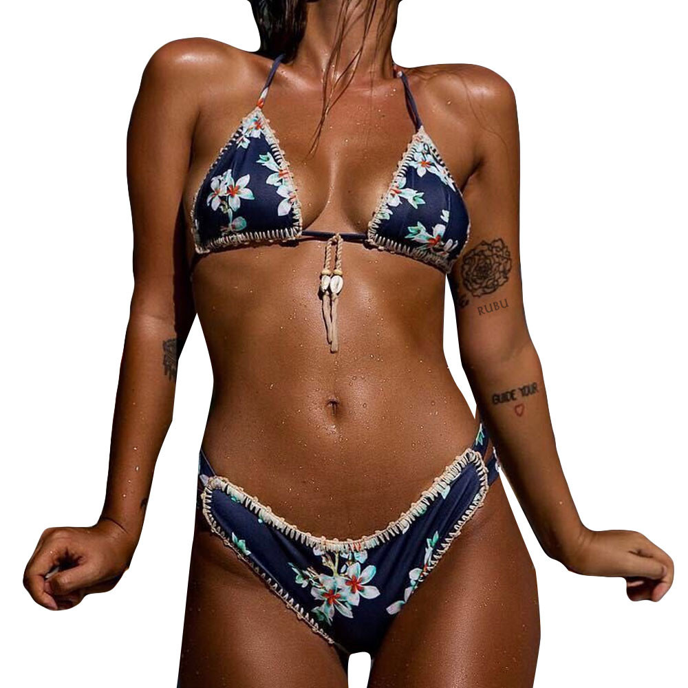 sexy embroidery split swimwear  NSHL22962