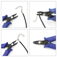 diy手工鉗子 紫藍色勾鉗定位珠鉗穿珠鉗金屬鉗五金工具飾品工具鉗