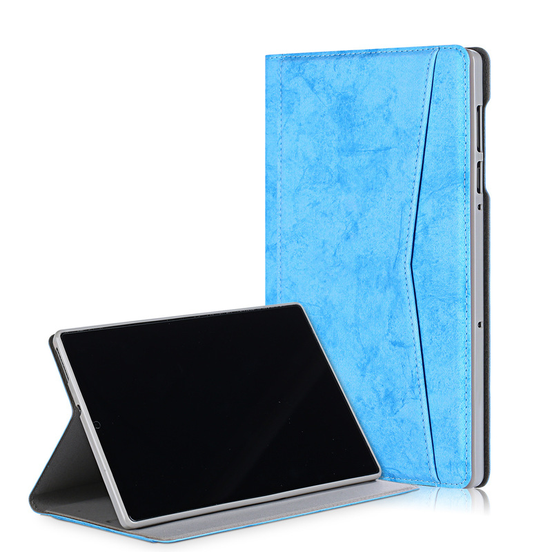 For Lenovo Tab M10 FHD Plus flat protective case TB-X606 flat leather case front support pocket