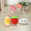 Plush cute fruit toy, 2020, new collection, pet, cats and dogs