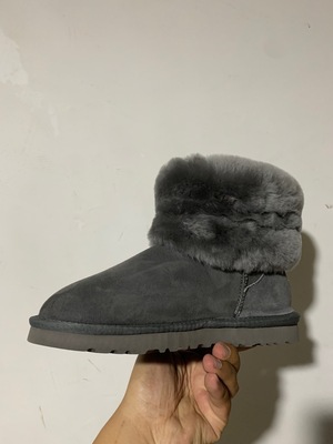 2020羊皮毛一体雪地靴女真皮短筒雪地靴跨境亚马逊速卖通雪地鞋