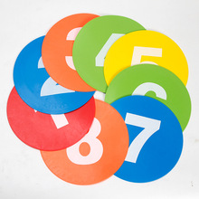 生產批發數字標志碟網球標志物足球訓練地墊平面軟標志盤數字1-10