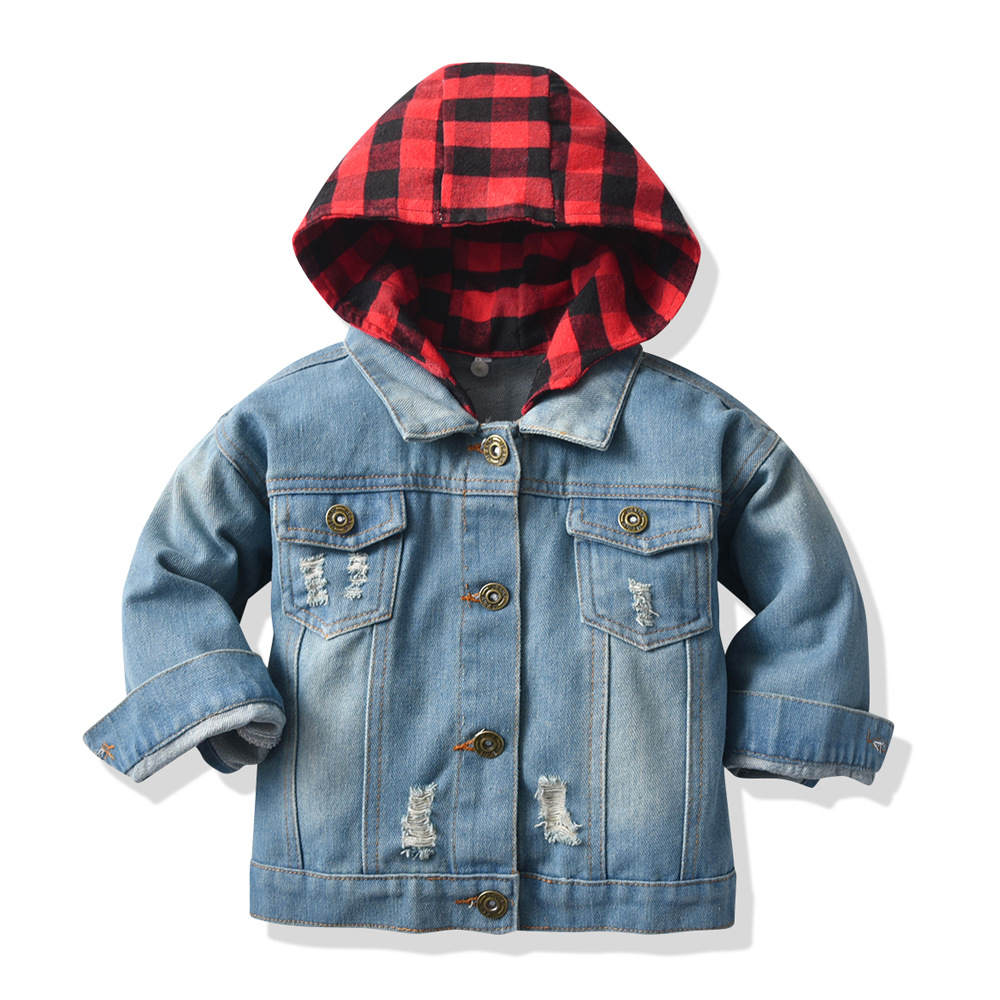 Boys Girls Casual Denim Coat Jacket