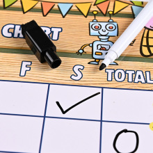 数字字母软磁贴计划表玻璃磁性贴PVC卡通儿童教育果冻冰箱贴定制