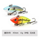 10Pcs/set Micro Lipless Crankbait 40mm/4g Hard Plastic Bait Sinking Crankbait Fishing Lure