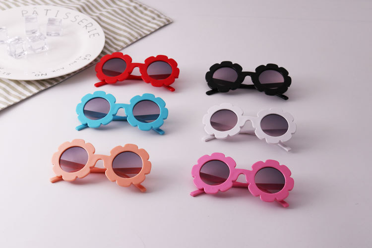 27g Weight UV400 Protection, Resin Lens Material Fashion Style White, Pink, Red, Blue, Yellow, Black Color Fashion UV400 Protection Resin Kids Sunglasses 7