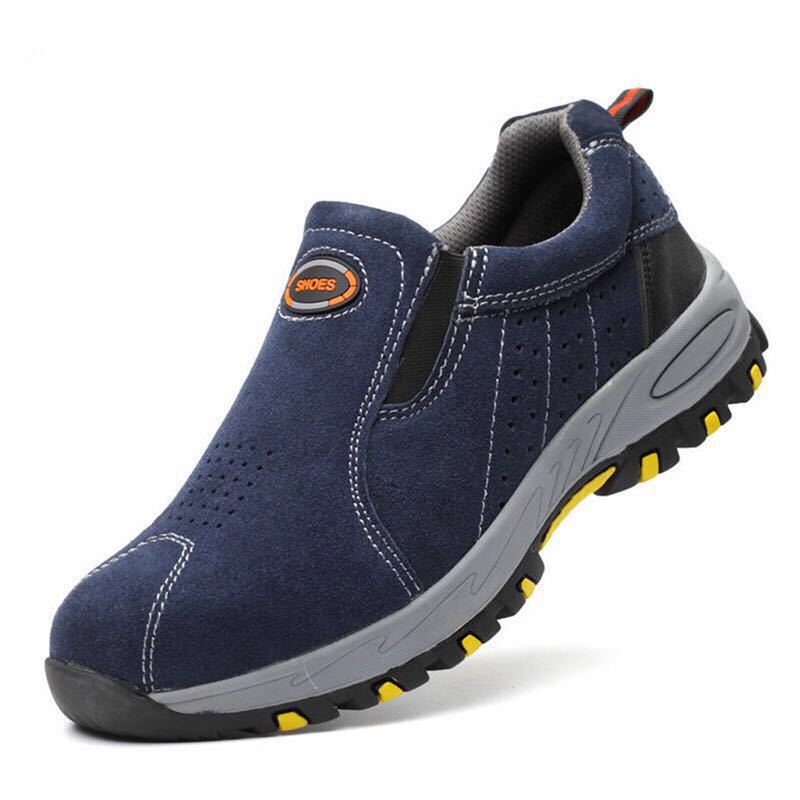 一件代发防砸钢包头劳保鞋 耐磨安全鞋电焊工作鞋 车间工作鞋批发