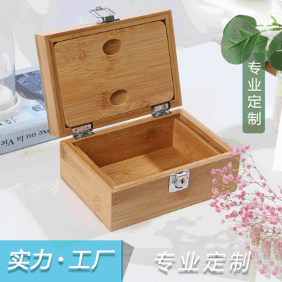 Amazon Explosive money Bamboo Cigar Box Packaging box storage box customized Customized woodiness Bamboo Products