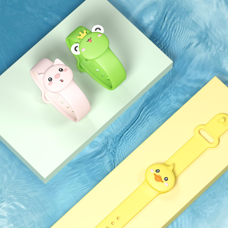 網紅擺地攤新款夏季驅蚊手環天然精油母嬰兒童寶寶卡通可愛防水環