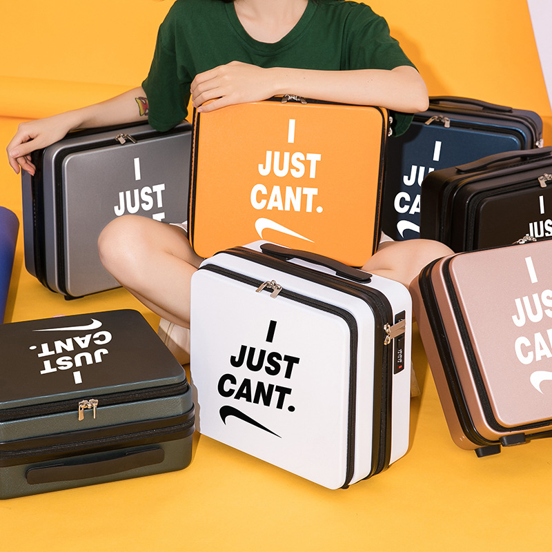 前置行李箱小型女迷你可爱时尚潮流学生16寸化妆箱手提便携多功能|ru