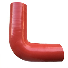 定制生产90度硅胶管弯头汽车改装中冷器硅胶管耐高温7mm厚五层布