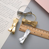 Golden silver polyurethane hairgrip with bow, hair rope for princess, children's hair accessory, Korean style