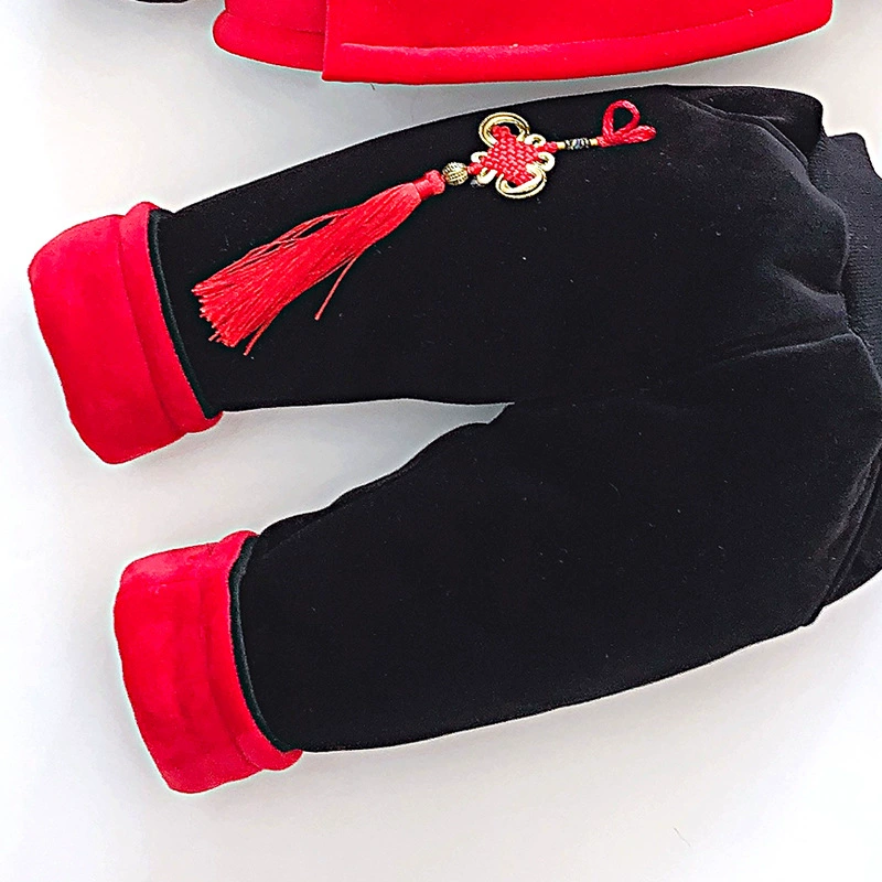 Winter children's set, dress, Hanfu, special occasion clothing