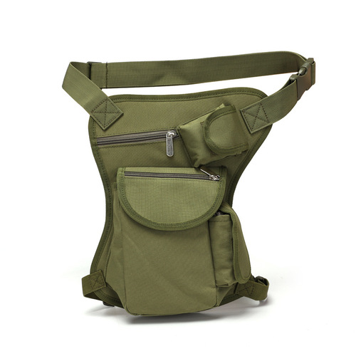 Outdoor sports camouflage tactical leg bag training camping small waist bag mountaineering cycling travel multi-functional waterproof waist bag