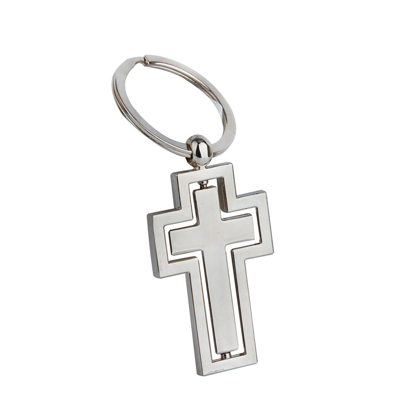 Nuevo 360 Casa Giratoria, Cruz modelo de personalidad llavero autocrático LOGO