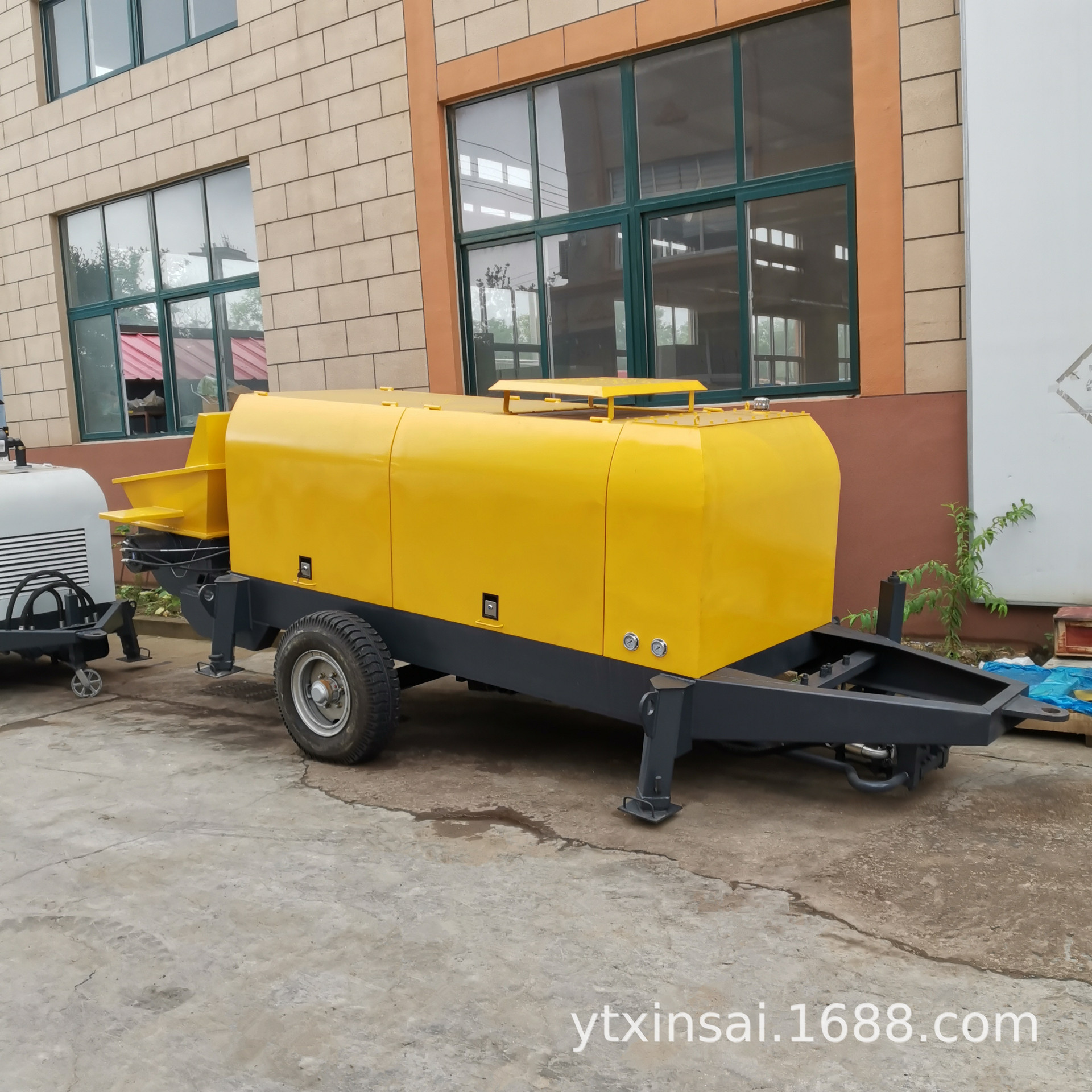 混凝土输送泵 80型水泥地泵 HBT80S-16-110 农用拖泵