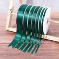 墨绿色加密涤纶丝带纺织辅料DIY手工材料包圣诞椅背鲜花礼品包装