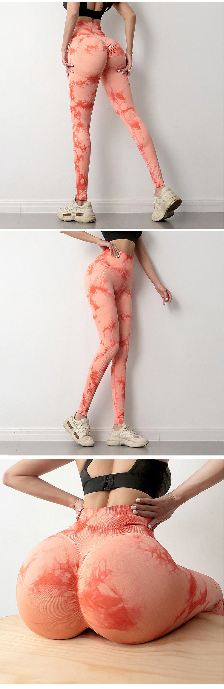Casual Printing Nylon Active Bottoms Leggings display picture 1