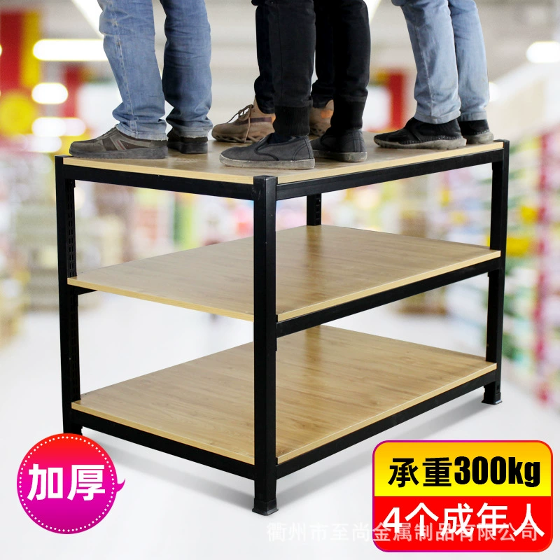 Супермаркет Молоко Стек Полка Пищевое Масло Напиток Прачечная Жидкая Стеллаж Напольный Стек Стальной и Деревянный Рекламный Шкаф Рекламный Стол