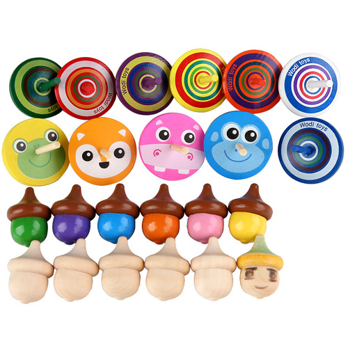 Factory Wholesale Wooden Doduo Stress-Relief and Brain-Training Toy for 3-7 Years Old, Activity Promotion Small Gift Cross-Border