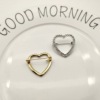 Brooch, protective underware heart shaped lapel pin, pin, accessory, Korean style, simple and elegant design