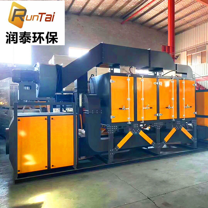 RCO催化燃烧废气处理设备工业印刷喷漆皮革废气处理活性碳吸附|ms