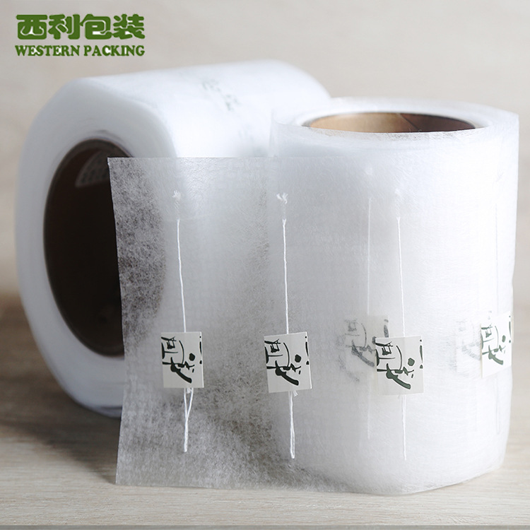 茶叶耗材带线标玉米纤维无纺布卷材 可降解玉米纤维无纺布材料
