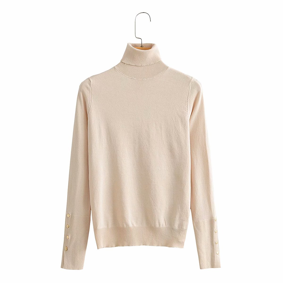 basic stand-up collar sweater  NSAM17995