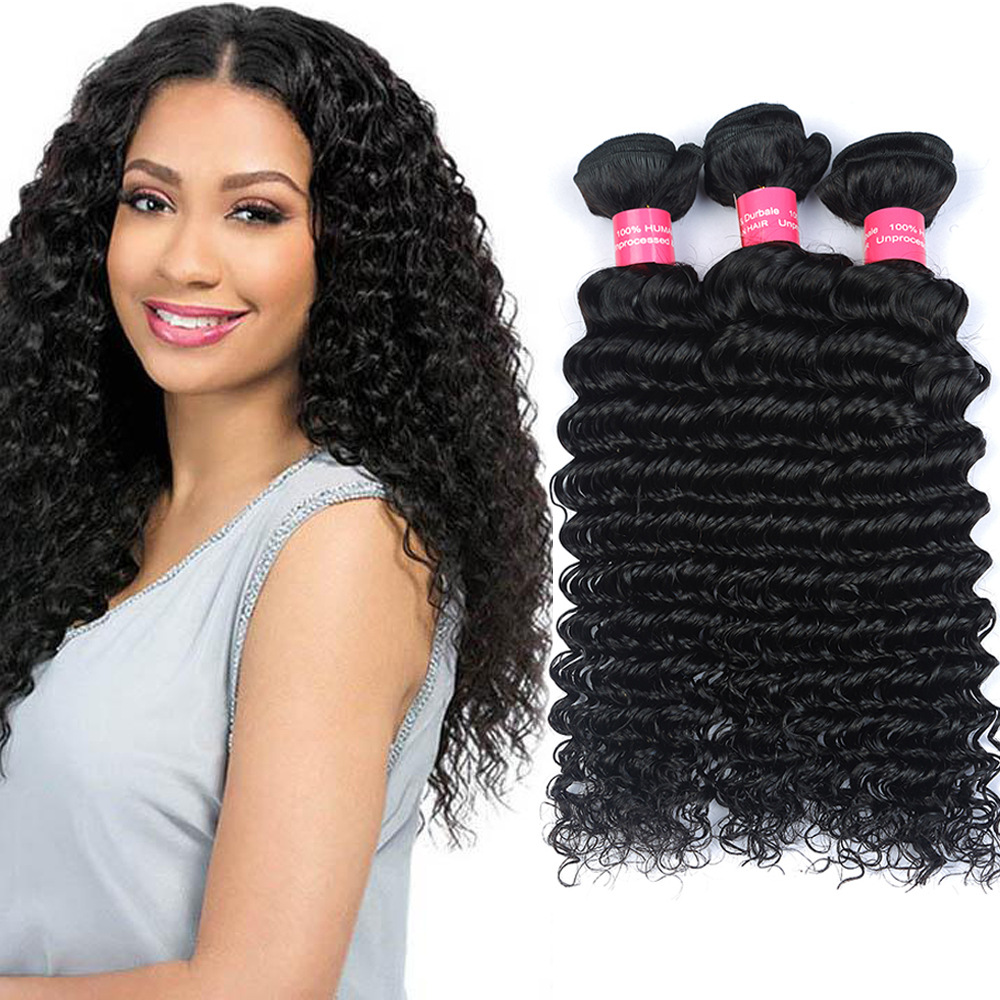 Brazil real wig hair curtain deep wave 7...