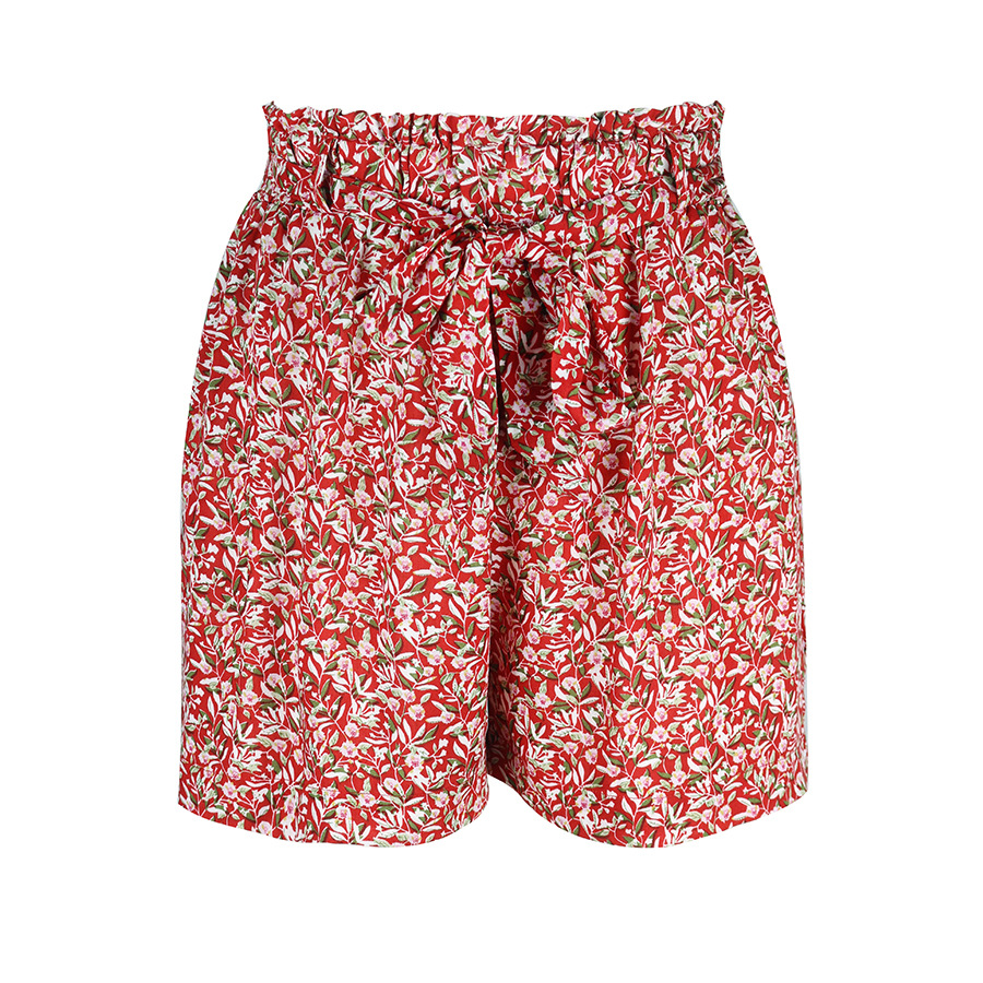 women s printed holiday casual shorts NSAL8071