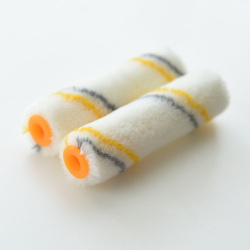 Factory Direct Sale Small Finger Drum Brush 4-inch Wool Small Finger Drum No Dead Angle Solvent-Resistant Small Finger Drum Core