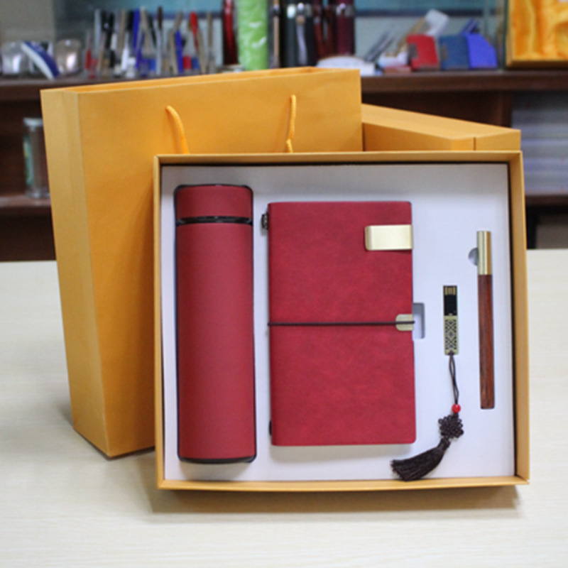 房地产公司礼品保温杯手账本套装活动宣传广告礼品定制婚纱摄影