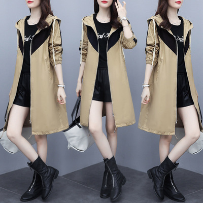 風衣女秋季大碼裝2020新韓版胖mm時尚休閑百搭寬松減齡中長款外套