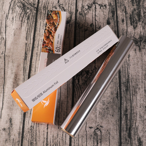 60-meter 14-micron thickened tin foil baking tool, Japanese barbecue foil, aluminum foil, fish baking paper, meat baking paper