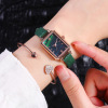 Retro women's watch malachite, light luxury style, internet celebrity, simple and elegant design